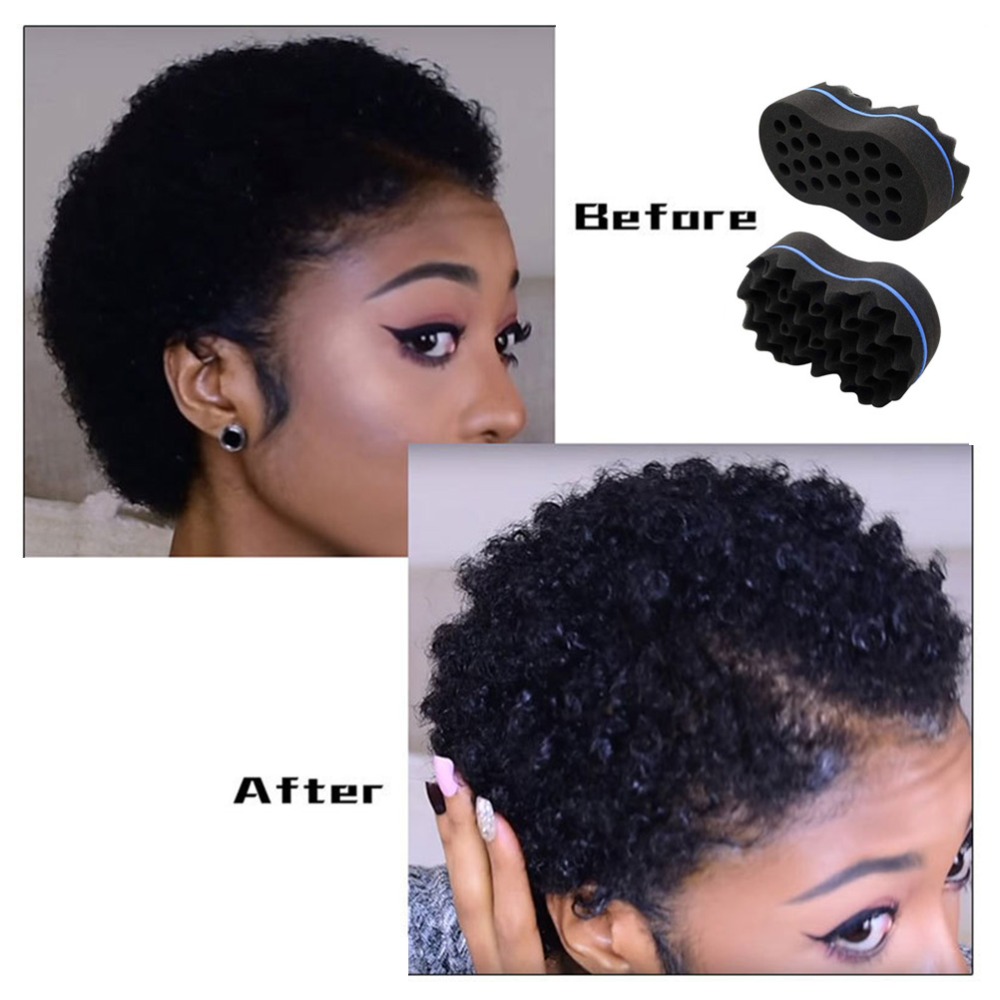 Mens Grooming Barber - قطعتان من إسفنجة تصفيف الشعر اليومية