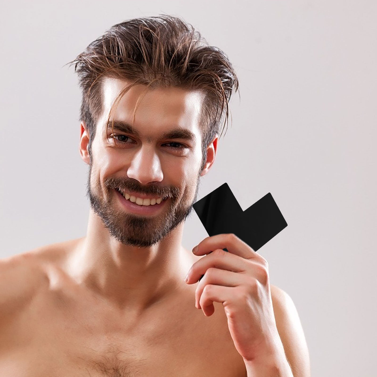 بطاقة تشكيل اللحية للحلاقين، أ - مراجعة Mens Grooming Barber وسعره