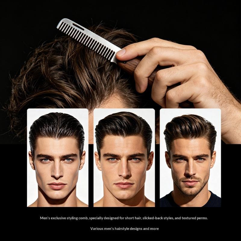 مشط شعر وشارب للسفر من الدرجة  - مراجعة Mens Grooming Barber وسعره