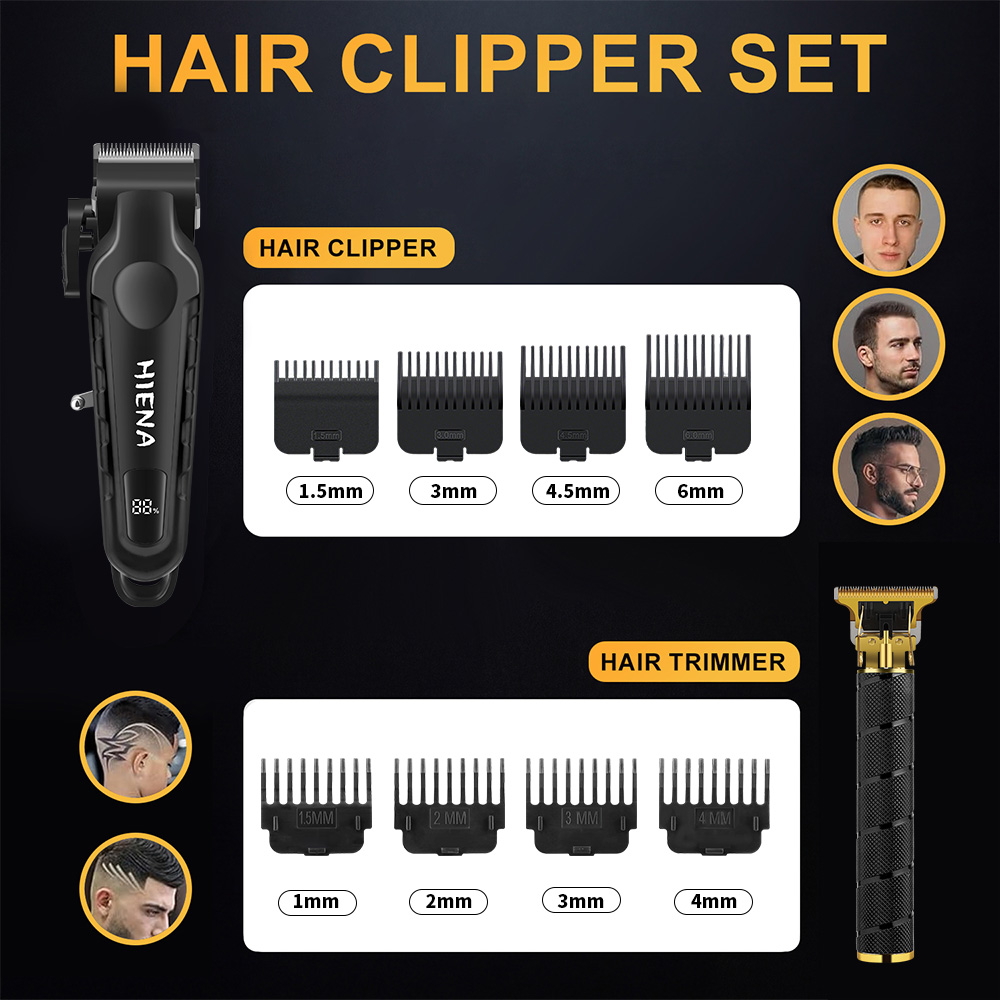 مجموعة ماكينة حلاقة الشعر HIEN - مراجعة Mens Grooming Barber وسعره