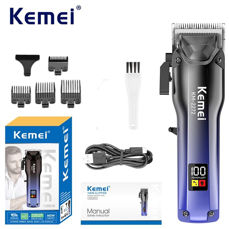 Kemei ماكينة قص الشعر الكهربائ - مراجعة Mens Grooming Barber وسعره