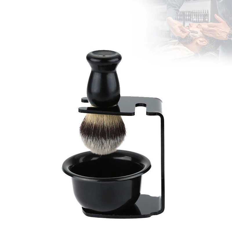 فرشاة حلاقة ووعاء مع حامل أكري - مراجعة Mens Grooming Barber وسعره