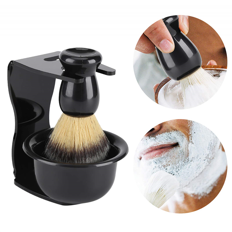 فرشاة حلاقة ووعاء مع حامل أكري - مراجعة Mens Grooming Barber وسعره