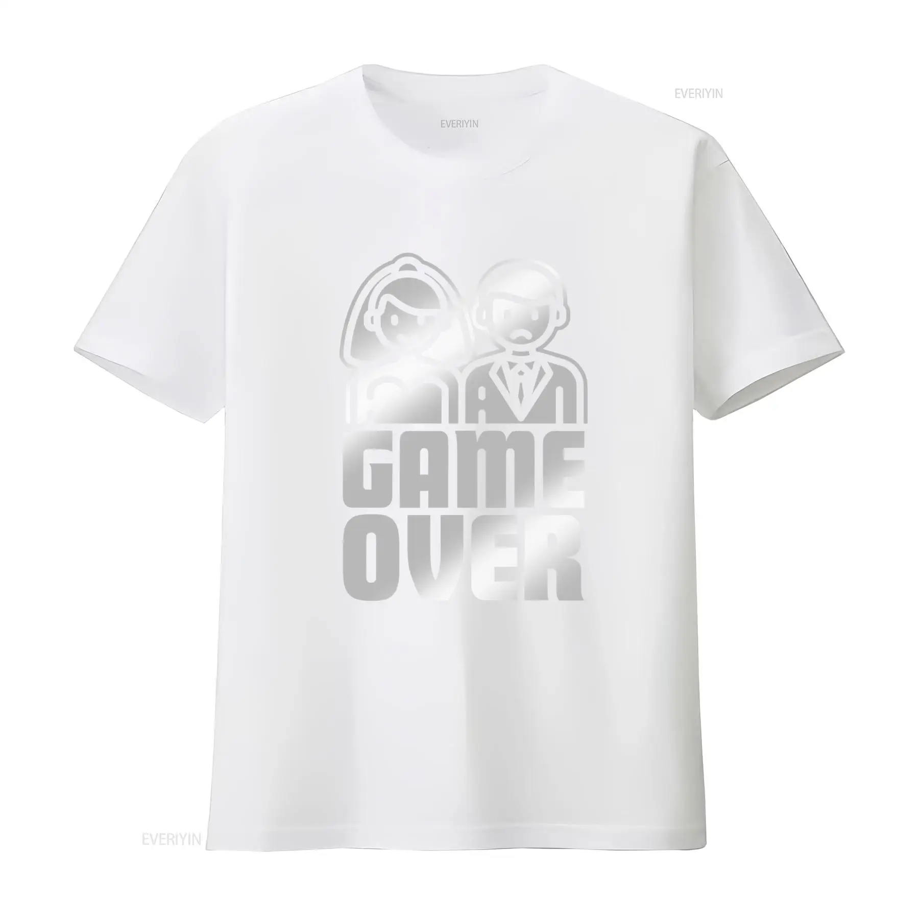 تي شيرت رجالي بتصميم GAME OVER - مراجعة Men'S Grooming For Wedding وسعره